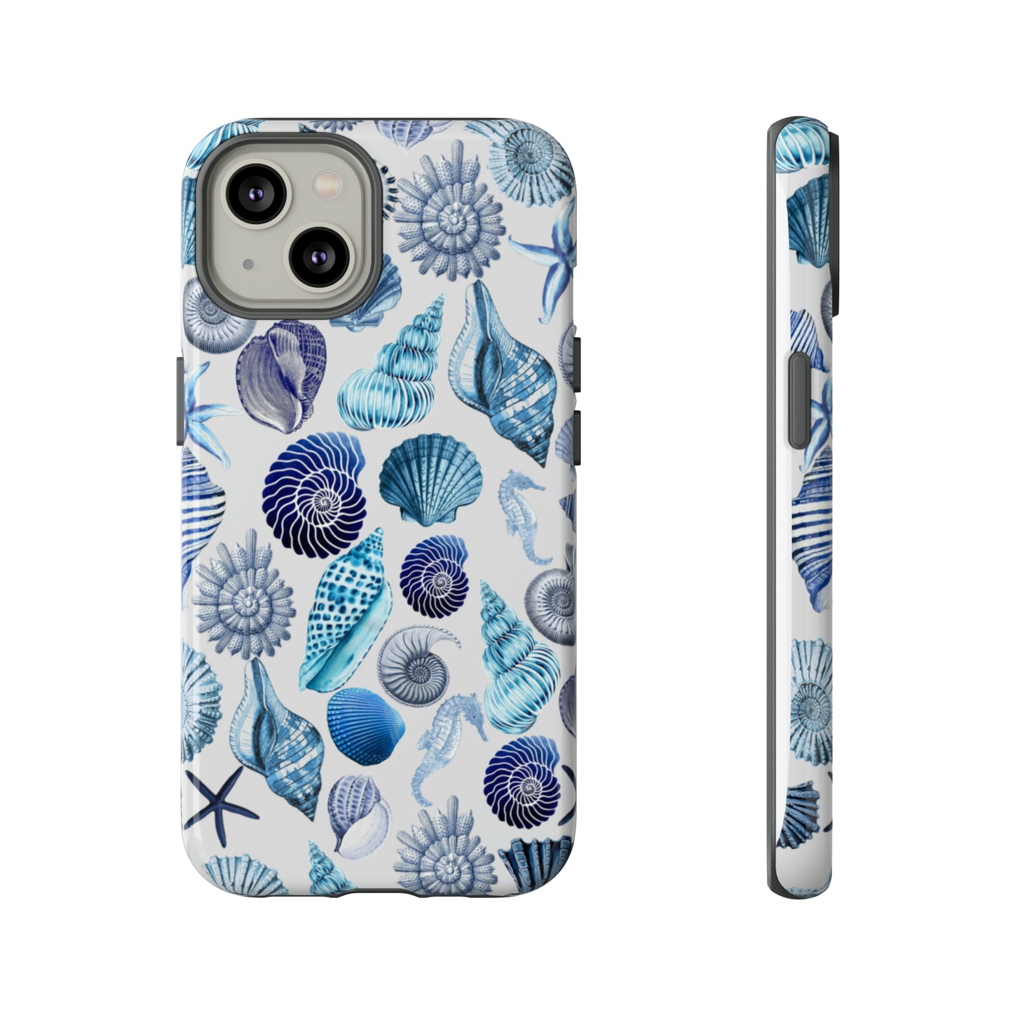 Blue Seashells Phone Case